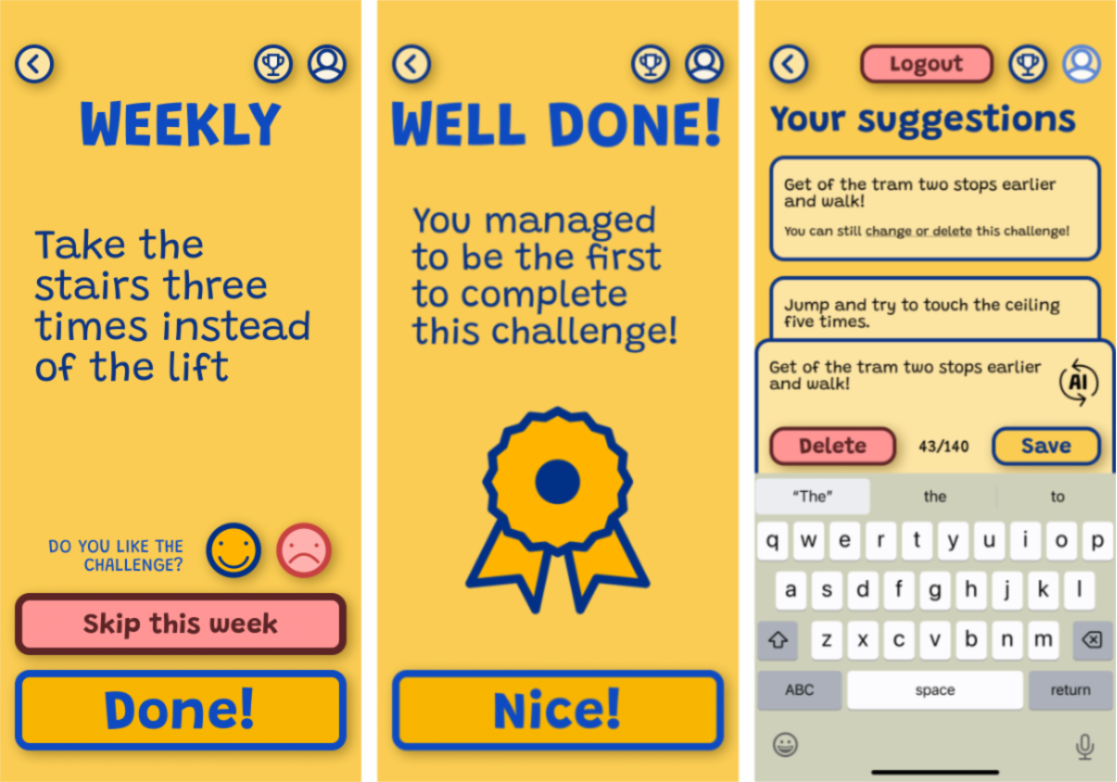 Wellmate: Gamified Workplace Wellness App Design